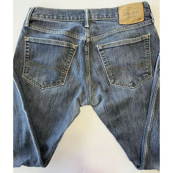 Levis Denizen 218 Straight Fit Distressed Denim Jeans Men 32x30 (Fit 32x29) - Picture 3 of 11